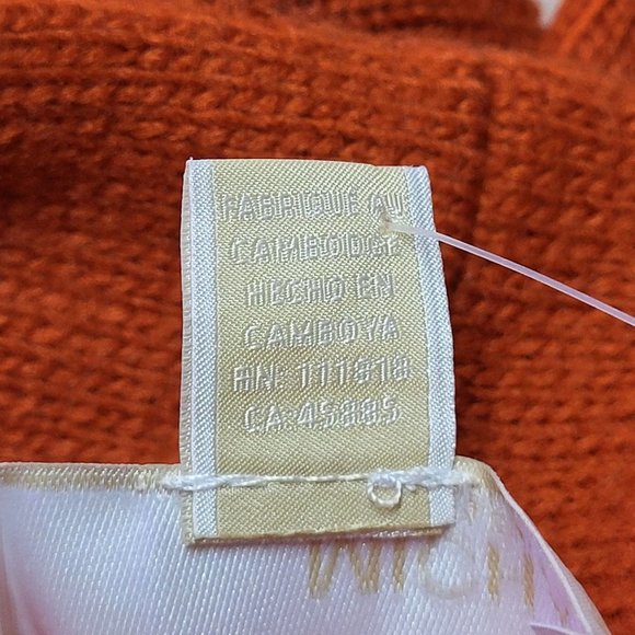 NWT MICHAEL KORS Womens Long Sleeve Open Cardigan Cape Pockets Winter Sweater XL - Picture 8 of 16